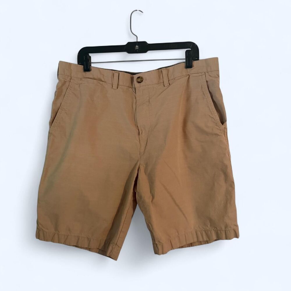 Tommy-hilfiger Men's Tan and Cream Shorts
